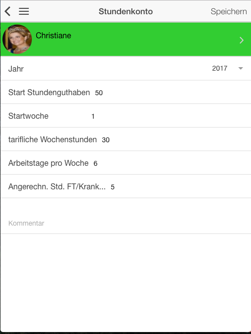 Mitarbeiter stundenkonto verwalten teamplan dienstplan